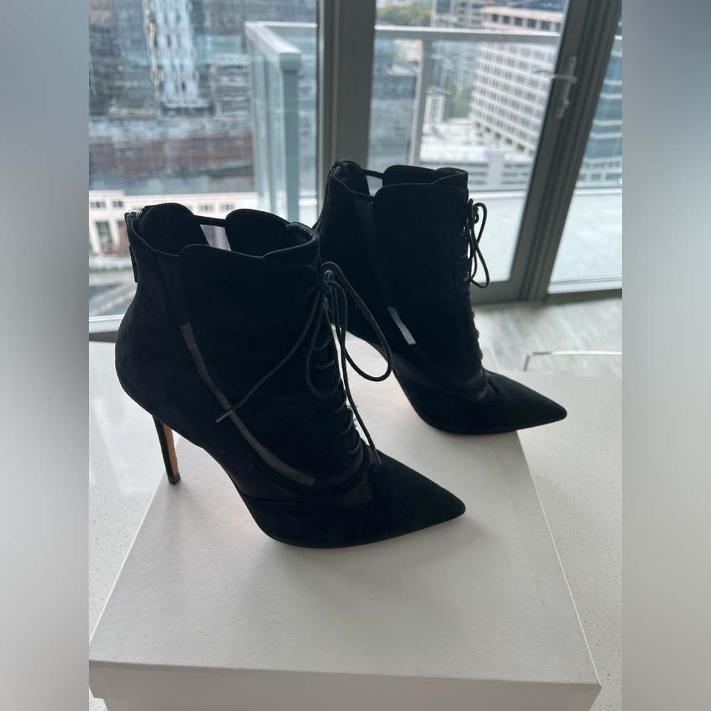 Derek Lam Velvet Booties SZ 39